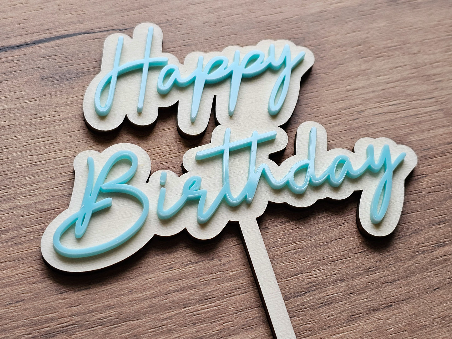 Caketopper Happy Birthday