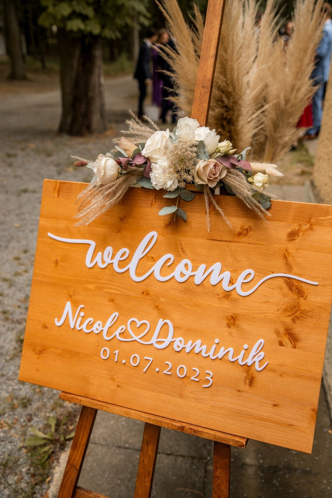 Willkommenstafel Hochzeit